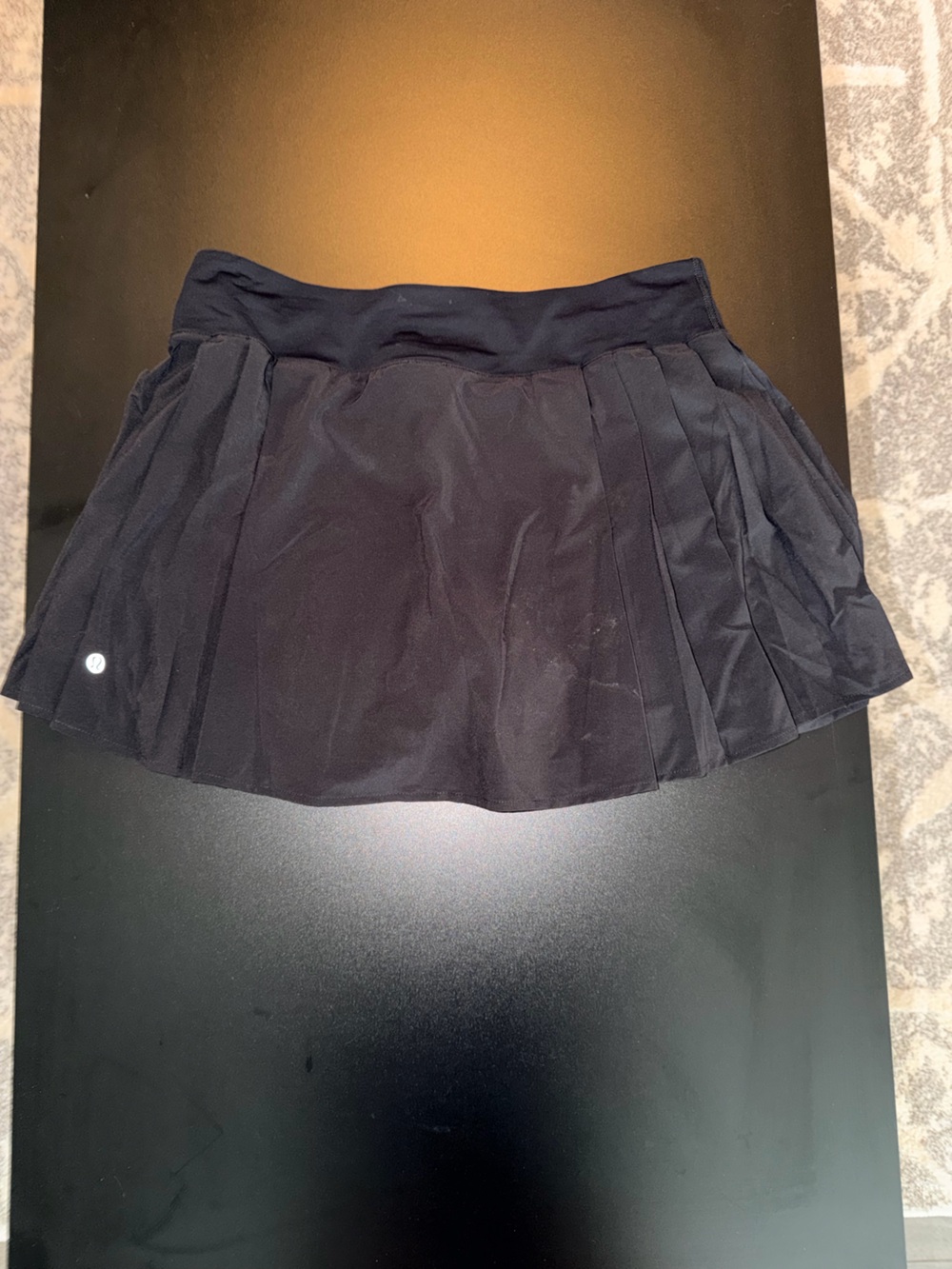 Lululemon Black Pleated Tennis Skirt